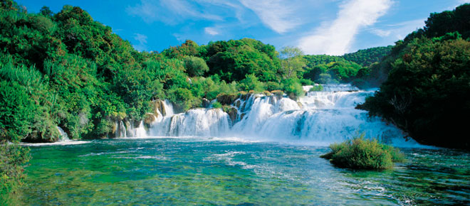 National Park Krka Waterfalls